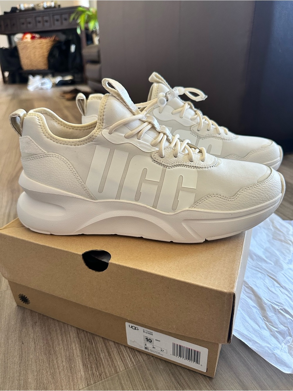 UGG Women's Cream Chunky Platform Sneaker